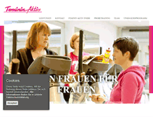 Tablet Screenshot of feminin-aktiv.de
